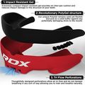 Захист щелепи дитячий RDX Mouth Junior red/black 2