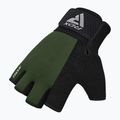 Рукавички для тренувань RDX W1H Gym Workout army green 4