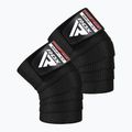 Пов'язки на коліна RDX Gym Knee Wraps K1 black 5
