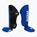 Захист гомілок та стоп RDX T1 Shin Instep guards blue/white 2