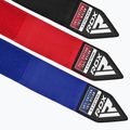 Боксерські бинти RDX Hand Wraps Combine Plus червоний/чорний/синій 8
