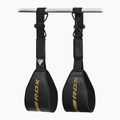 Ремені для тренувань м'яз живота RDX F6 Kara Gym Workout ABS Straps golden 2