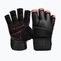 Рукавички для тренувань RDX L4 Finger Weightlifting Leather red/black