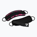 Напульсники для важкої атлетики з тримачами на щиколотку RDX A4 Ankle Straps For Gym Cable Machine pink 4