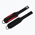 Напульсники для важкої атлетики з тримачами на щиколотку RDX A4 Ankle Straps For Gym Cable Machine red 4