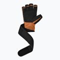 Рукавички для тренувань RDX L4 Open Finger Micro Plus Gym tan/black 4