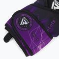 Рукавиці тренувальні RDX Weight Lifting X1 Long Strap чорно-фіолетові WGN-X1PR 4