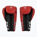 Боксерські рукавички RDX Apex Lace Up Тренувальні спаринг-рукавички червоні 3