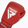 Боксерські рукавички RDX Apex Lace Up Тренувальні спаринг-рукавички червоні 5