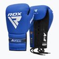 Боксерські рукавички RDX Apex Lace Up Training Sparring Training сині