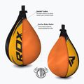 Груша боксерська RDX Speed Ball Leather Multi чорно-жовта 2SBL-S2YU 5