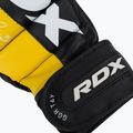 Рукавиці грепплінгові RDX T6 чорно-жовті GGR-T6Y 6