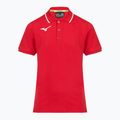 Футболка дитяча Mizuno Polo red/white