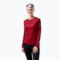 Лонгслів трекінговий жіночий Berghaus Voyager Tech Tee Basecrew syrah/red dahlia