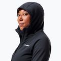 Жіночий флісовий світшот Berghaus Heuberg Hoody jet чорний/сірий в смужку з мергелю 6