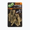 Безпечна кліпса Fox International Edges Lead Clip + Pegs 10 шт. Trans хакі CAC477