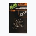 Вертлюги коропові Fox International Edges Kuro Micro Hook Ring Swivels сріблясті CAC586