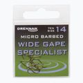 Гачки Drennan Wide Gape Specialist сріблясті HEWGSM014