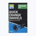 Вертлюги для methody Preston Innovations Diamond Eye Match Swivels чорні P0220017