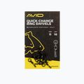 Вертлюги коропові Avid Carp Quick Change Svivels black 2