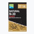 Гачки для риболовлі Preston Innovations Natural N-30 15 шт. чорні P0150067