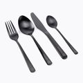 Столові прибори RidgeMonkey DLX Cutlery Set - Half чорні RM533