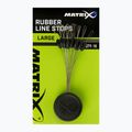 Стопери для волосіні Matrix Rubber Line Stops 18 шт. чорні GAC369