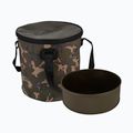 Відро коропове Fox International Aquos Camolite Bucket And Insert коричневе CEV010