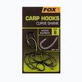 Гачки коропові Fox International Curve Shank чорні CHK234 2