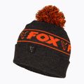 Шапка зимова Fox International Collection Bobble black/orange 3