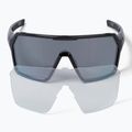 Окуляри сонцезахисні Endura Singletrack black/platinum revo smoke/clear silver flash mirror 6