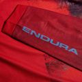 Жіночий велосипедний лонгслів Endura Tropical Print Ltd гранатовий 12