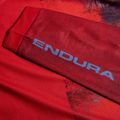 Жіночий велосипедний лонгслів Endura Tropical Print Ltd гранатовий 13