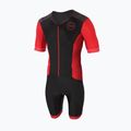 Комбінезон для триатлону чоловічий ZONE3 Aquaflo Fullzip чорно-червоний TS20MAQPS101