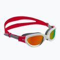 Окуляри для плавання ZONE3 Venator-X Swim silver/white/red SA21GOGVE108