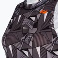 Жіночий злитий купальник ZONE3 OWS Renew High Neck чорний/білий 3