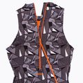 Жіночий злитий купальник ZONE3 OWS Renew High Neck чорний/білий 5