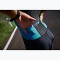 Жіночий триатлонний костюм ZONE3 Activate Trisuit чорний/бірюзовий 9