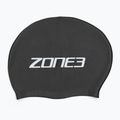 ZONE3 Шапочка для плавання з довгим волоссям чорна
