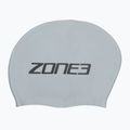 ZONE3 Шапочка для плавання з довгим волоссям срібляста
