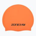 ZONE3 Силіконова шапочка для плавання hi-vis помаранчева