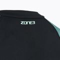 Купальник суцільний жіночий ZONE3 Long Sleeve teal tie dye 4