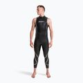 Гідрокостюм тріатлонний чоловічий ZONE3 Glide Sleeveless Wetsuit black/grey 3