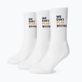 Шкарпетки чоловічі BOXRAW We Don't Play Boxing Crew 3 pairs white