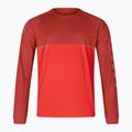 Лонгслів велосипедний чоловічий Endura Core Printed flame red 3