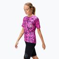 Футболка велосипедна жіноча Endura Grid Floral Ltd W pink pop 4