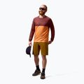 Лонгслів велосипедний чоловічий Endura Core Printed end orange 2