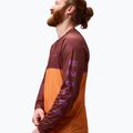 Лонгслів велосипедний чоловічий Endura Core Printed end orange 5