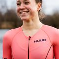 Комбінезон для триатлону жіночий HUUB Commit Long Course Suit black/coral 3