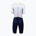 Комбінезон для тріатлону жіночий HUUB Anemoi 3 SUB22 white/navy/pink 2